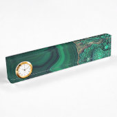 Porte-nom Pour Bureau Malachite Cu6CO3(OH)2