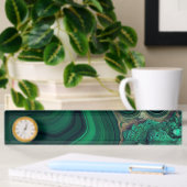 Porte-nom Pour Bureau Malachite Cu6CO3(OH)2