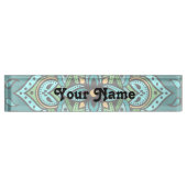 Porte-nom Pour Bureau Mandala (Devant)