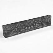 Porte-nom Pour Bureau Mandala