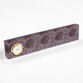 Porte-nom Pour Bureau Mandala de rose