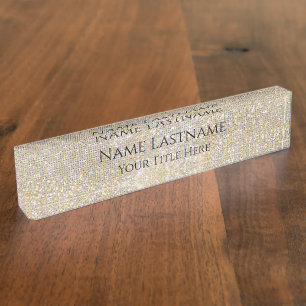 Porte-nom Pour Bureau Maquillage du salon Lash Artiste Planificateur d'