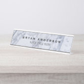 Porte-nom Pour Bureau Marbre (Devant)