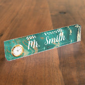 Porte-nom Pour Bureau Marbre (Taille)