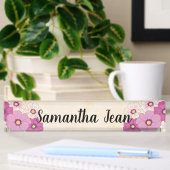 Porte-nom Pour Bureau Marguerites