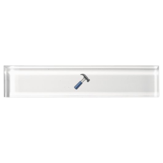 Porte-nom Pour Bureau Marteau (Devant)
