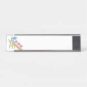 Porte-nom Pour Bureau Mathématiques (Devant)