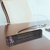 Porte-nom Pour Bureau Médecin vétérinaire chiot