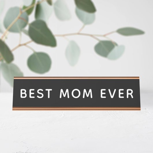 Porte-nom Pour Bureau Meilleure Maman Ever