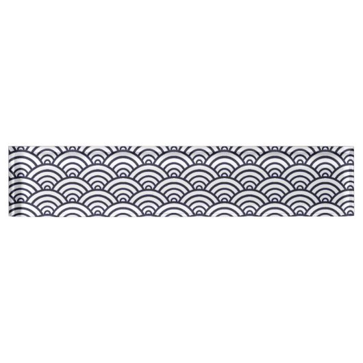 Porte-nom Pour Bureau Mer de Seigaiha (Devant)