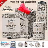 Porte-nom Pour Bureau Merci Meilleur enseignant Citations personnalisées