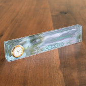 Porte-nom Pour Bureau Mère de Pearl (Taille)