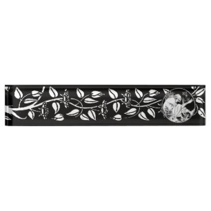 Porte-nom Pour Bureau Merlin imaginaire Art Nouveau