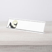 Porte-nom Pour Bureau Mermaid Moon (Devant)