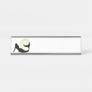 Porte-nom Pour Bureau Mermaid Moon