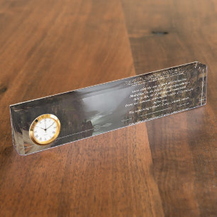Porte-nom Pour Bureau Mesure de succès inspirée