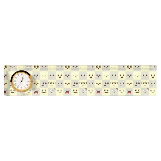 Porte-nom Pour Bureau Mignonne face (Devant)