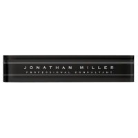 Minimaliste professionnel | Noir et blanc