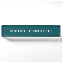 Minuit Vert minimaliste Plat Lisible Moderne