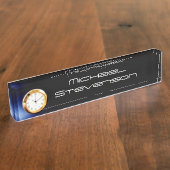 Porte-nom Pour Bureau Modèle de texte de Personnaliser professionnelle a (Taille)