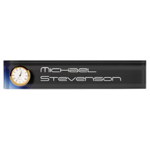 Porte-nom Pour Bureau Modèle de texte de Personnaliser professionnelle a