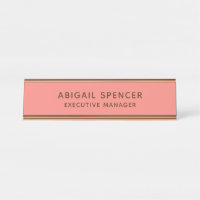 Moderne Classy Professionnel Coral Rose
