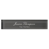 Moderne Élégant Plat Simple Professionnel Gris
