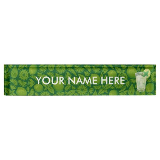 Porte-nom Pour Bureau Mojito (Devant)