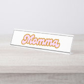 Porte-nom Pour Bureau Momma (Devant)