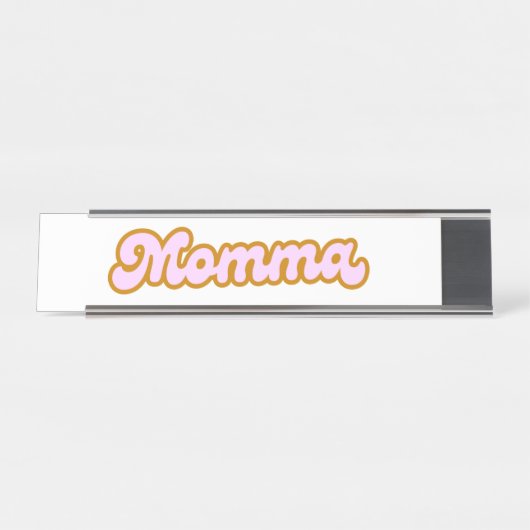 Porte-nom Pour Bureau Momma (Devant)