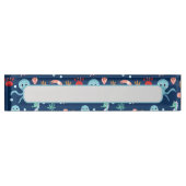 Porte-nom Pour Bureau Monde marin (Devant)