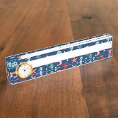 Porte-nom Pour Bureau Monde marin (Taille)
