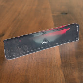 Porte-nom Pour Bureau Monographie des nuages brûlants, du brouillard et (Taille)