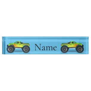 Porte-nom Pour Bureau Monster Truck Thunder_Cove