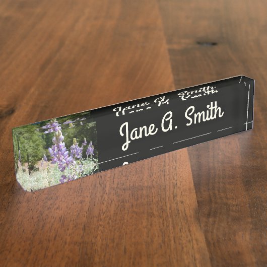 Porte-nom Pour Bureau Mont Lupins (Taille)