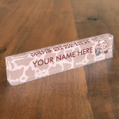 Porte-nom Pour Bureau Moo Car (Taille)