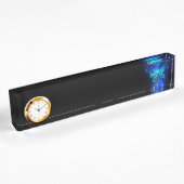 Porte-nom Pour Bureau Morpho Butterfly in the Dark Background