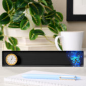 Porte-nom Pour Bureau Morpho Butterfly in the Dark Background