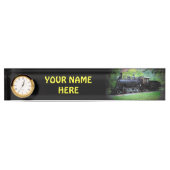 Porte-nom Pour Bureau Moteur retiré de train de Seattle (Devant)