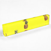 Porte-nom Pour Bureau motif ananas