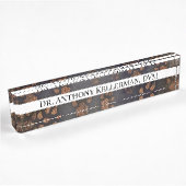 Porte-nom Pour Bureau Motif brut