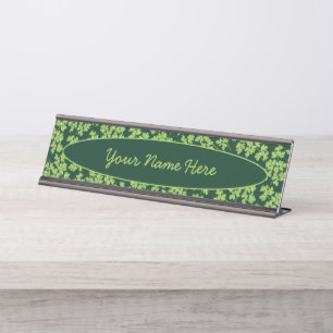 Porte-nom Pour Bureau Motif de persil