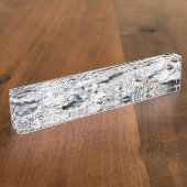 Porte-nom Pour Bureau Motif de roches de mer (Taille)