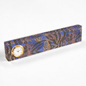Porte-nom Pour Bureau Motif d'impression Leopard et Zebra