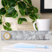 Porte-nom Pour Bureau Motif en marbre