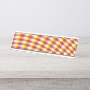 Porte-nom Pour Bureau Motif géométrique moderne pour la rentrée scolaire