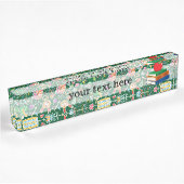 Porte-nom Pour Bureau Motif scolaire