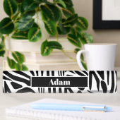 Porte-nom Pour Bureau Motif Zèbre