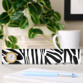 Porte-nom Pour Bureau Motif zèbre