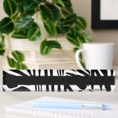 Porte-nom Pour Bureau Motif zèbre
